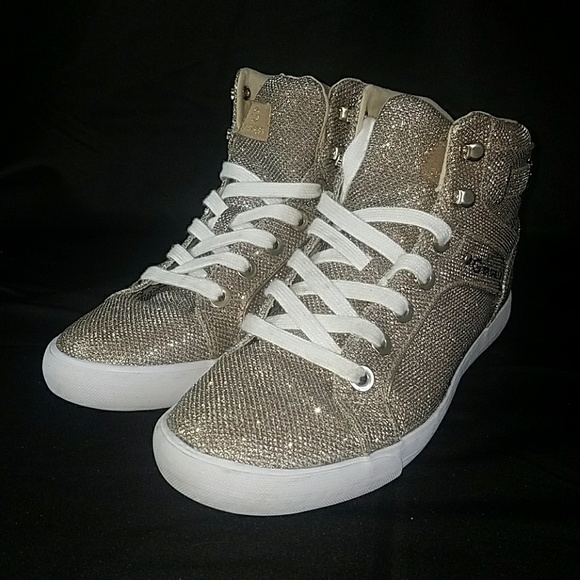 guess sparkle shoes